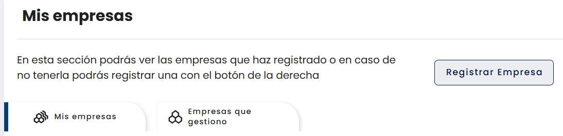 Botón Registrar Empresa