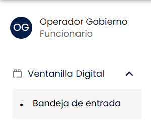 Acceso a Bandeja de entrada desde Ventanilla Digital