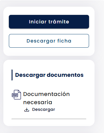Vista de la ficha del lado ciudadano con la descarga de documentos